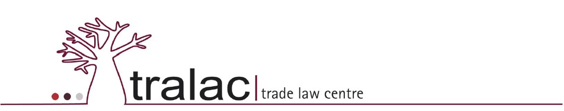 tralac - trade law centre