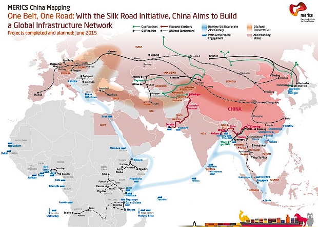 China Mapping Silk Road Initiative MERICS 2015