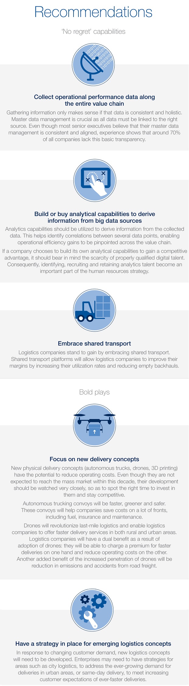 WEF Logistics Industry recommendations January 2016