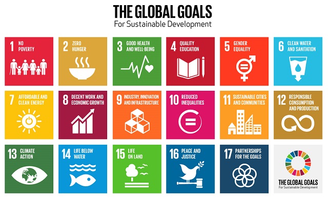 The Global Goals icons web